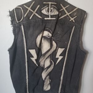 Custom "Bleach Bae" Badass Greaser Denim